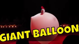 Dandy Danno in big balloon videos act - Cirque Amar 2014  - fam. Togni