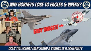 Navy vs. Air Force Dogfights — Why Hornets Get Smoked - Fighter Pilots Discuss