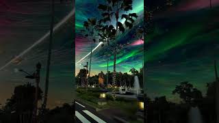 beautiful videos of nature #skymagic #skyglow #beautifulview #aurora #amazing #amazingview