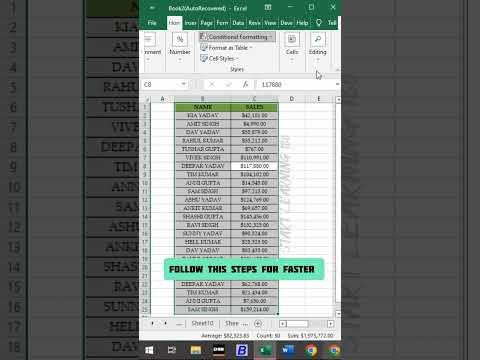 026 This Excel Shortcut Will Save You HOURS #excel #excelshortcuts #exceltips #exceltricks #shorts