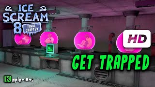 ICE SCREAM 8 TRUE ENDING UPDATE Full CUTSCENES | Get trapped! | High Definition