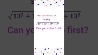 Can You Simplify This Expression?