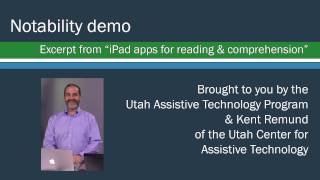iPad app demo: Notability