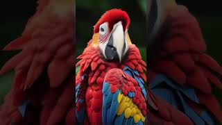 cinematic photo of Scarlet Macaw, colorful, dark shot, film grain, extremely detailed #parrot