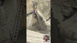 Opening  Dam Gate After Ten Years #asmr #snow #funny #odlysatisfying #ice #satisfying #fyp