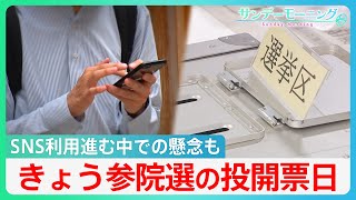 史上初、3連休の中日に…きょう参議院選挙の投開票日　SNS利用が進む中での懸念も【サンデーモーニング】｜TBS NEWS DIG