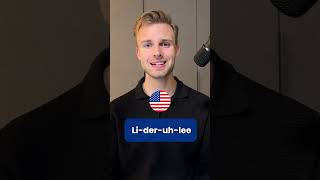How to pronounce LITERALLY #english