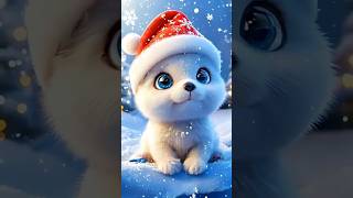 ☃️Cute Christmas⛄ #aimotion #aiart #snow #christmas #cuteanimals