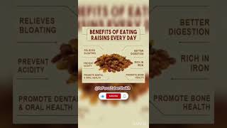 Benefits of Eating Raisins Everyday #health #healthy #diet #healthyfood #raisins #breakfast #reels