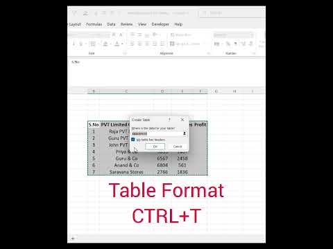 🚀 Master Advanced Table Formatting in Excel ! | ⏳Save Time with Excel Advanced Table Formatting!