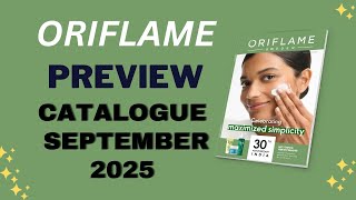 Oriflame Preview Catalogue September 2025