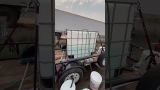 IBC tote to pressure washer mobile wash setup (poor man setup)