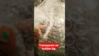 transparent air bubbles big sound #airbubble #air #airbig #airbubblebig #bubblesounds #airbubbles
