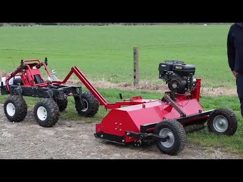 Aerolab XAG R150 In Action as an Agricultural Sprayer and as an Unmanned Ground Vehicle
