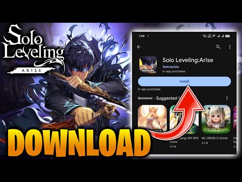 HOW TO DOWNLOAD & PLAY SOLO LEVELING ARISE !! (Android/iOS)