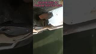 Split AC Outdoor Gas Leak #og #outdoor #split