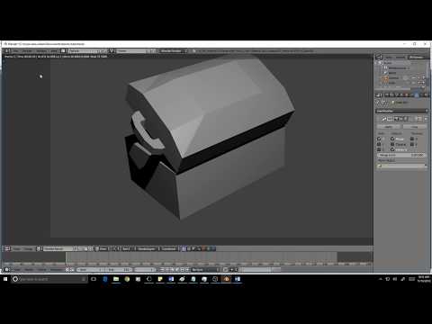 Making a Treasure Chest in Blender- Part 3