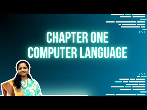 Chapter 1- Computer Languages