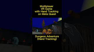 Meta Quest gesture recognition game clip of 'Dungeon Adventure(Hand Tracking)' #gesturecontrol