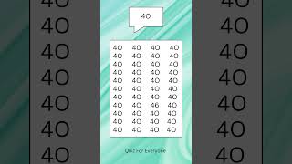 Find The Different 40 #odd #mathodd #spotthedifferencegam #mathgames