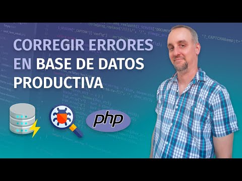 Ejemplo de corrección de errores en una base de datos productiva