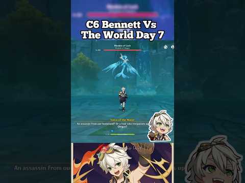 C6 Bennett Vs The World Day 7 #viral #genshinimpact #trendingshorts #C6Bennett #BossRush