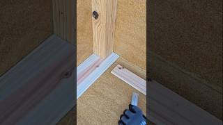 "Carpenter’s Secret to Perfect Corner Joints 🔥 (No Fancy Tools!)" #shorts #tips #howto