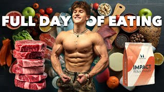 WHAT I EAT IN A DAY (on a lean bulk)