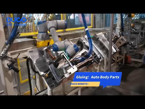 Gluing: Welding and gluing of automobile body parts