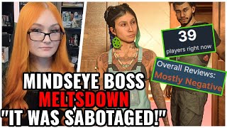 MindsEye Boss MELTSDOWN & Says It Was "Sabotaged" Instead Of Admitting It Was Buggy TRASH