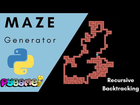 Maze Generating Algorithms | Randomized Depth First Search Maze Generation Using Python Pygame