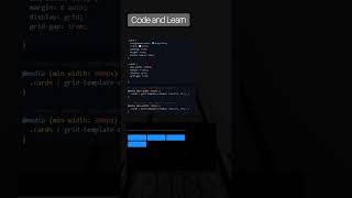 Responsive grid using CSS ✨🍁 #c #viral #coding #learning #trending #code #programming #css#trending
