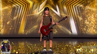 Olly Pearson 11 Year Old Guitarist Golden Buzzer Full Performance | Britain's Got Talent 2025