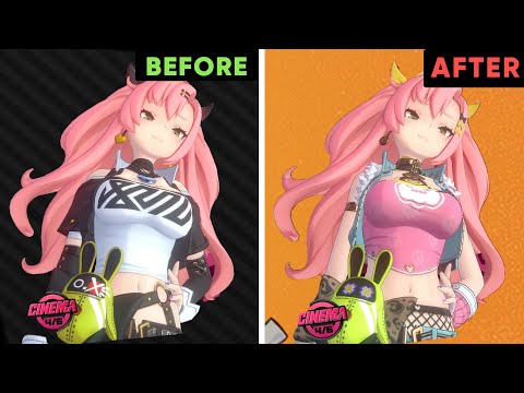 Nicole Demara NEW Outfit vs Classic Outfit (Side by side) - Zenless Zone Zero 1.5