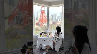 Is this the best Tokyo Tower hotel??? #japan #tokyotravel #roomtour