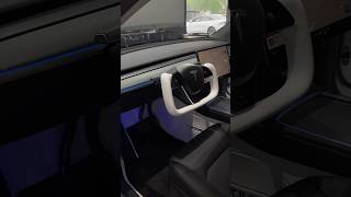 Interior carbon fiber cover 3-piece set #teslaupgrade #teslamods #asmr #diy