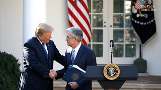 Trump 'surprised' Jerome Powell was appointed, but called Fed chair 'smart' at 2017 appointment
