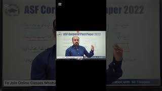 ASF Corporal  Past Paper||ASF  Solved PPSC FPSC PMS CSS MPT SPSC BPSC for GK McQs Preparation