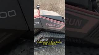 Vigorun brand radio controlled flail mower made by Vigorun Tech #rasenmäher #falciatrice #mower