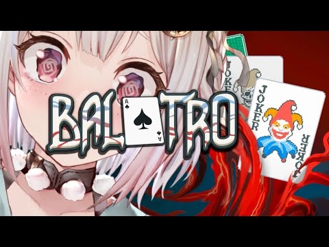 【 Balatro 】究極のポーカーローグライク体験？！王覇山、はじめての脱法ポーカー。（ 終わりのないポーカーの旅 ）です【 にじさんじ┊︎葉山舞鈴 】