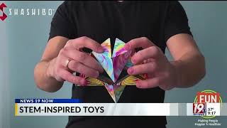 ‪@Whntnews19huntsville‬ broadcast TV coverage of Shashibo - #stem #stemtoys