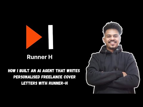 AI Agent Writes Freelance Cover Letters for Me | Runner H × Dev.to Challenge Demo 🚀