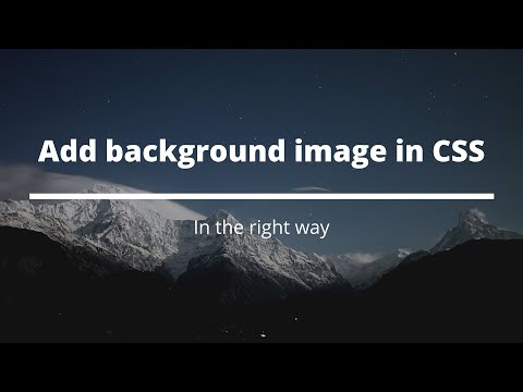 Add a background image in CSS.