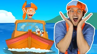 Blippi | Blippi Boat Song and More! | Educational Videos for Toddlers |