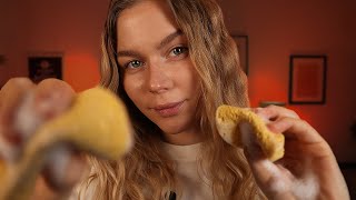 ASMR Deep Relaxation 🌙 Face & Head Massage for Stress Relief