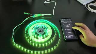 WLED audio reactive demo with xcrhom Type-C board