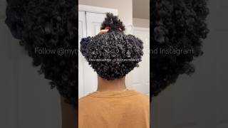 Wash & Go on Type 4 Hair #washgo #naturalhair #naturalhairstyles #type4hair #type4b