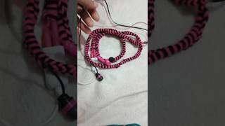 earphone cord cover #crochet #barbietheme