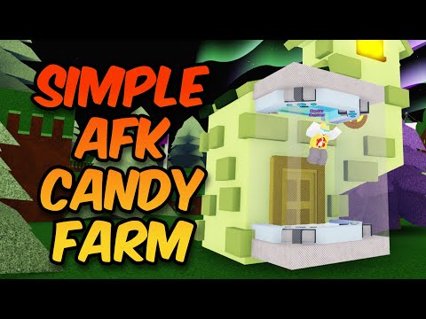 Simple AFK Candy Farm Tutorial in Build a Boat for Treasure