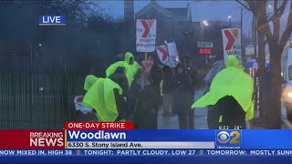 YMCA Child Care Workers Stage One-Day Strike In Chicago